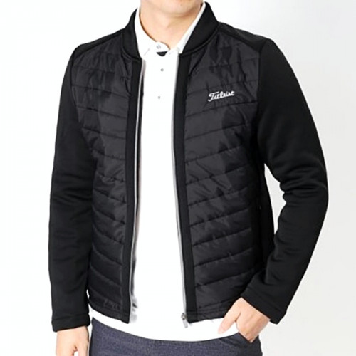 타이틀리*트 TITLEIST 사선 패딩 점퍼