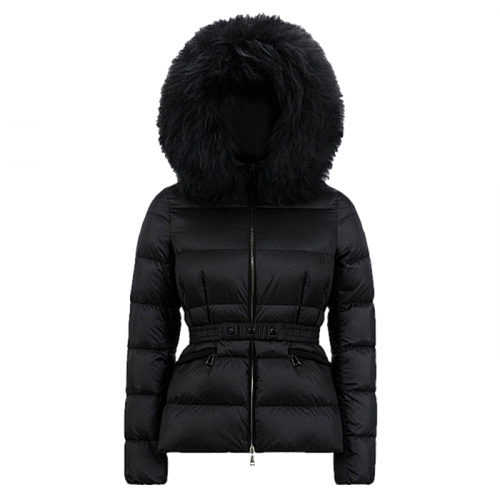 MONCLER 보에드 폭스퍼 구스 패딩