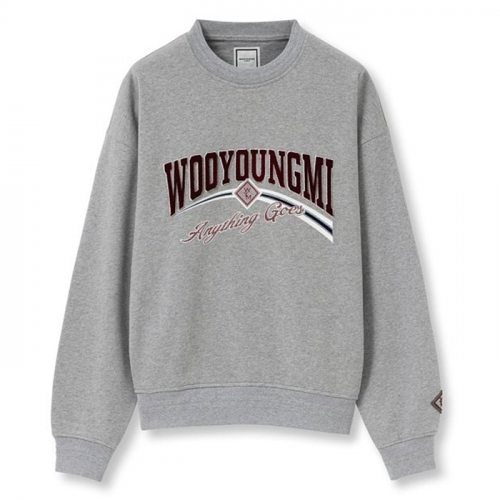 우영미 WOOYOUNGMI 바시티로고 스웻셔츠