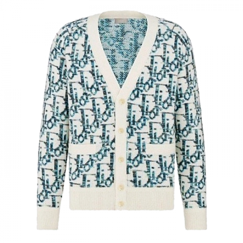 DIOR 캐시미어 오블리크 가디건