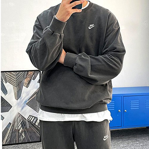 NIKE 피크먼트 맨투맨 조거 셋업 SET