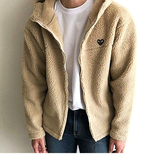 COMME des GARCONS 양 후드 집업