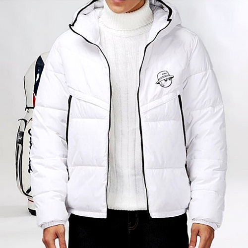 말본 MALBON 절개 사선 패딩