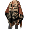 BURBERRY 리버서블 EKD 체크 울 케이프