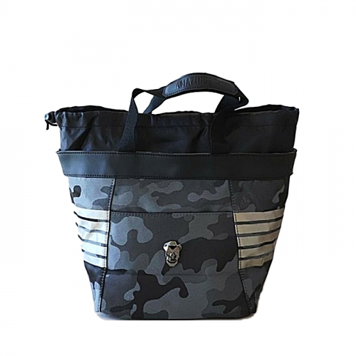 어메이징크리 AMAZING_CRE 메탈 스컬 파우치 토트백