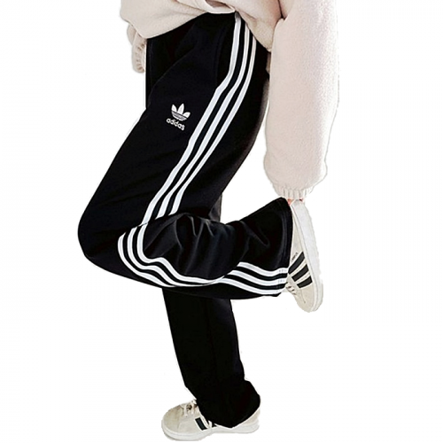 ADIDAS 와이드 삼선 기모팬츠