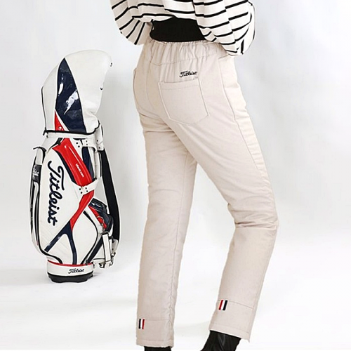 타이틀리*트 TITLEIST 기모 8부 패딩팬츠