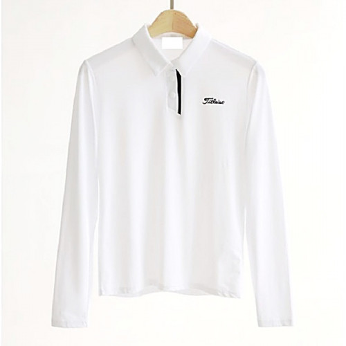 타이틀리*트 페어배색 카라긴팔