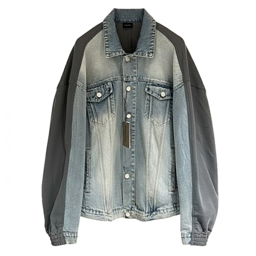 BALENCIAGA 하이브리드 오버 데님자켓