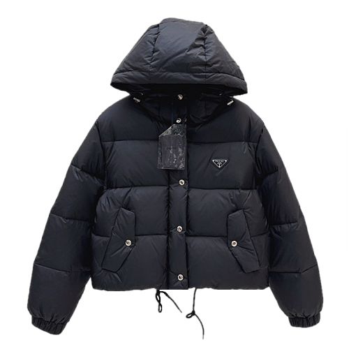 PRADA 리나일론 후드 패딩 점퍼