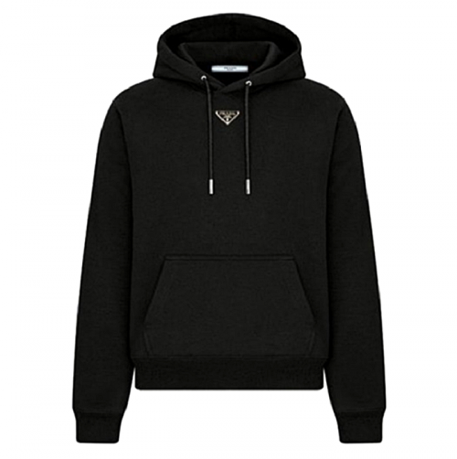 PRA*A  트라이앵글 넥플레이트 커플 후드