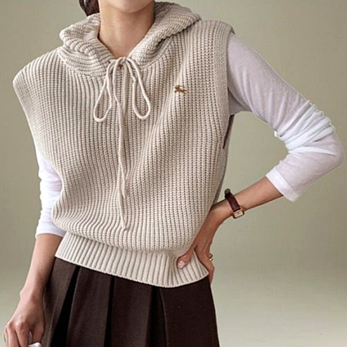 버버리 BURBERRY 니트 후드조끼