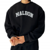 말본 MALBON 레터링 기모 헤비 맨투맨