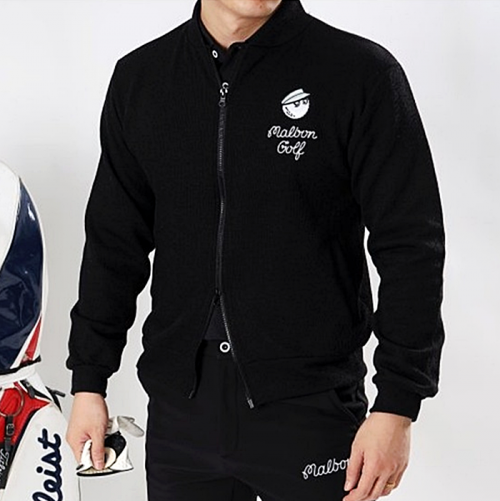 말본 MALBON 투웨이 니트 골지집업