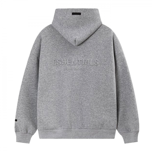 FEAR OF GOD ESSENTIALS 엠보시드 로고 후디집업