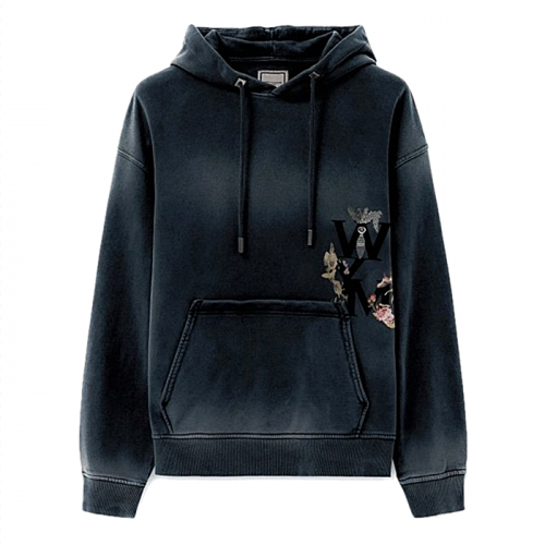 우영미 WOOYOUNGMI 이니셜 다이드 후디