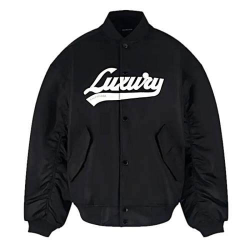 발렌시아가 BALENCIAGA 럭셔리 스크립트 봄버자켓