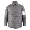 THOM BROWNE 4바 덕다운 패딩 셔츠