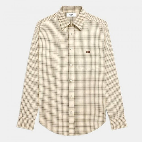 셀린느 CELINE 트리옹프 글렌 체크셔츠