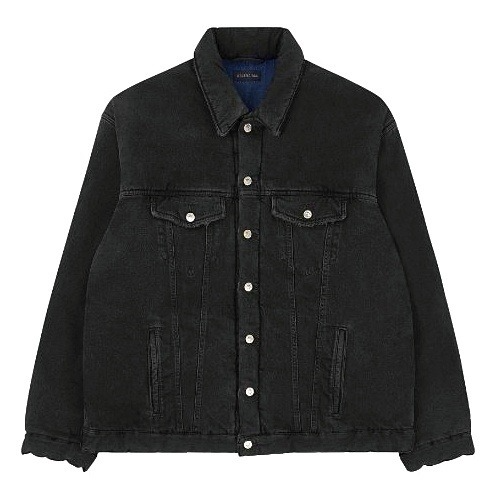 발렌시*가 BALENCIAGA 더티워시드 패디드 데님자켓