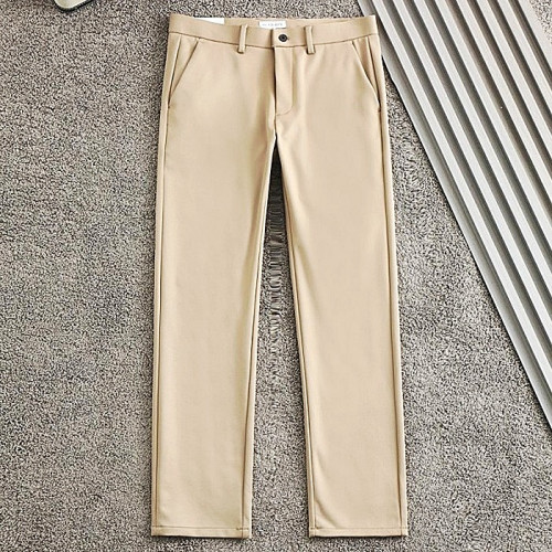 BURBERRY 레터링 파츠로고 기모 면실크 스판 팬츠