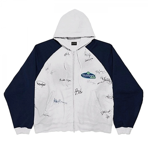 발렌시*가 BALENCIAGA 래글런 바나나 후디집업