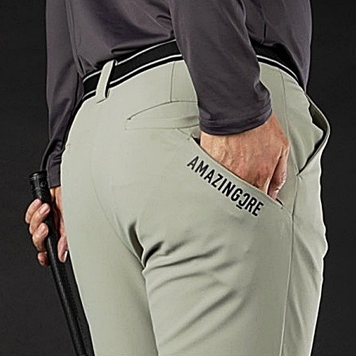 AMAZING_CRE FOR MEN 유틸밴딩 기모 스판 팬츠