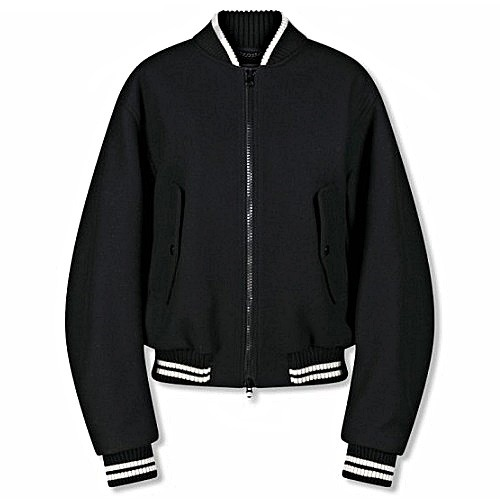 드리스반노튼 DRIES VAN NOTEN 벨로우 지퍼드 울 블루종