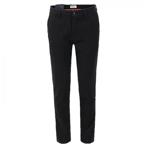 PRADA 삼각로고 스트라이프 모직 슬랙스