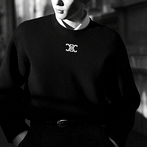 CELINE 센터드 트리옹프 스웨터