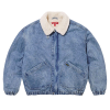 슈프림 SUPREME 시어링 봄버 데님 자켓 - 블루