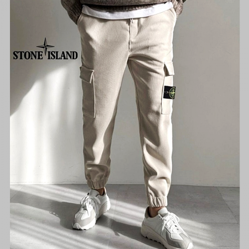 STONE ISLAND 기모 코듀로이 카고조거