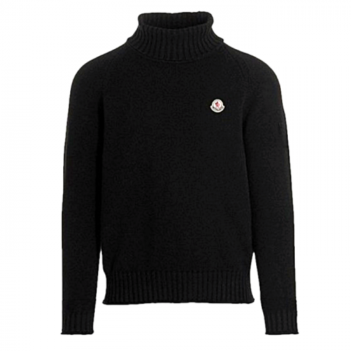 몽클*어  클래식 패치 커플 울니트 터틀넥