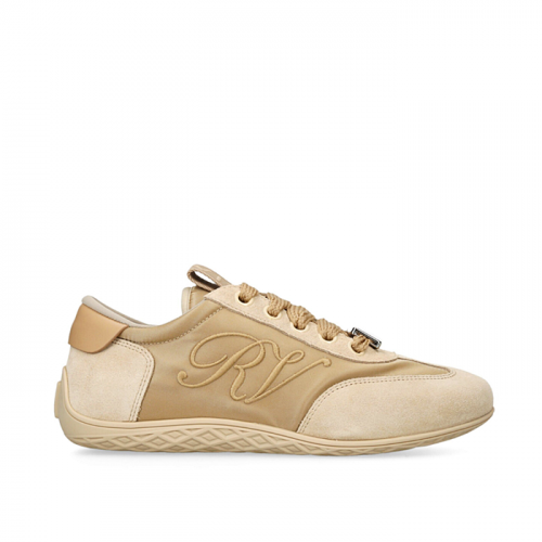 ROGER VIVIER 비브 로우 스웨이드 스니커즈