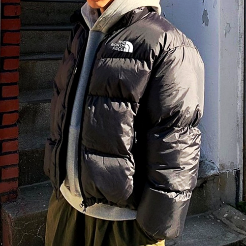 노스페이스 THE NORTH FACE 투톤 눕 패딩