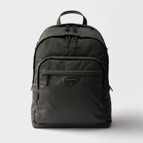 프*다 리나일론 및 사피아노 가죽 백팩 - 포레스트 그린