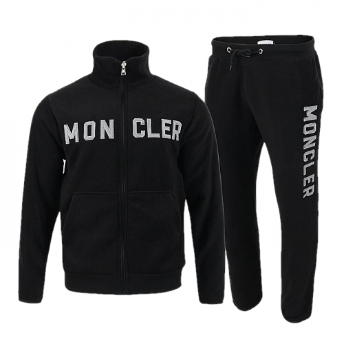 Moncler 그레이 레터링 폴라폴리스 셋업 SET