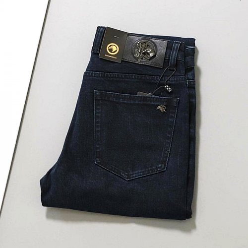 스테파노리치 리치 캐시미어 스트레치 코튼 데님 팬츠