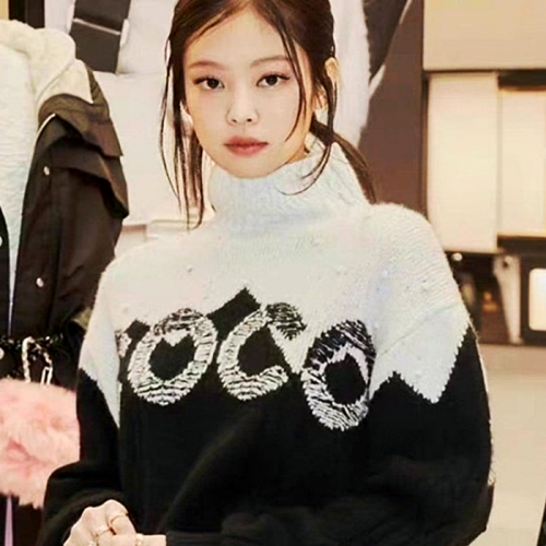 샤넬 CHANEL 코코 배색 니트