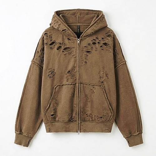 LATUIATELIER 앵거디스트 후디집업