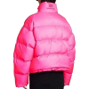 발렌시*가 BALENCIAGA 다운 푸퍼 자켓 - 로즈핑크
