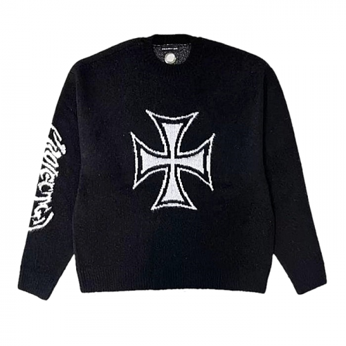 PROJECT G/R 아이언 크로스 스웨터