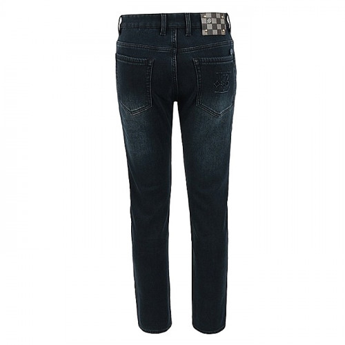 LOUIS VUITTON 다미 레더 패치 진청 슬림 일자진 - 융기모