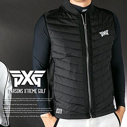 P*G PARSONS XTREME GOLF V-절개 패딩 베스트