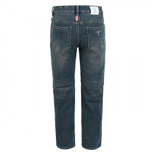 THOM BROWNE 융기모 틴워싱 히든밴딩 일자팬츠