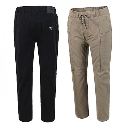 PRADA 융본딩 바이오워싱 스판 밴드 배기핏 팬츠