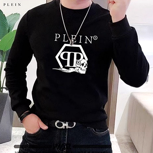 필립플레인 PHILIPP PLEIN 고스트 스컬 밍크양기모 티셔츠