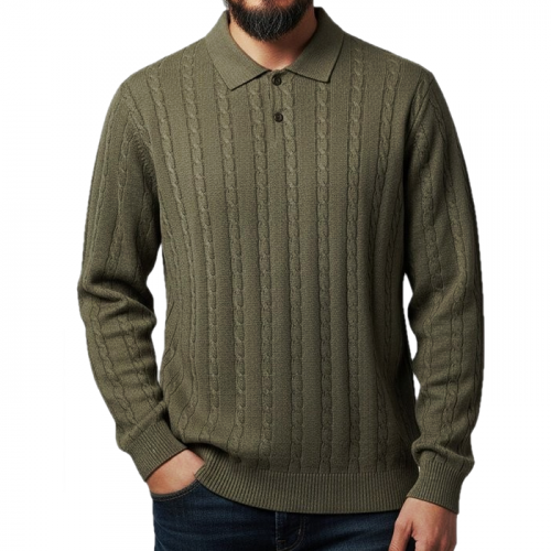 로로피아나 Loro Piana 꽈배기 카라니트