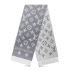 LOUISVUITTON 시그니쳐 모노그램 패턴 그레이 머플러