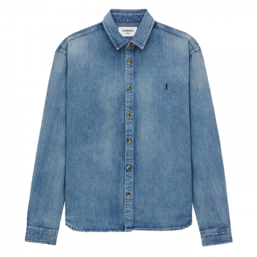 세인트*랑 SAINT LAURENT 카상드르 데님셔츠